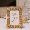 Merry Expressions Gold Wedding Table Numbers Cards (1-30 + Head