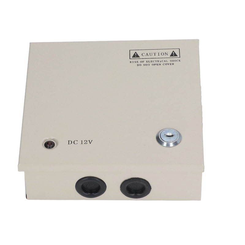 4 Channel 12V CCTV Power Supply 3A Fuse Closed Circuit
