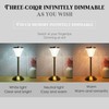 LED Crystal Table Lamp Bedroom Study Room Rechargeable Night Lamp