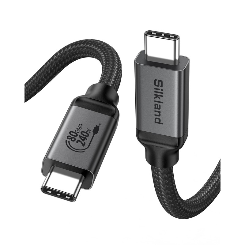 Cable Certificado Silkland USB 4 para Thunderbolt 5 de 5