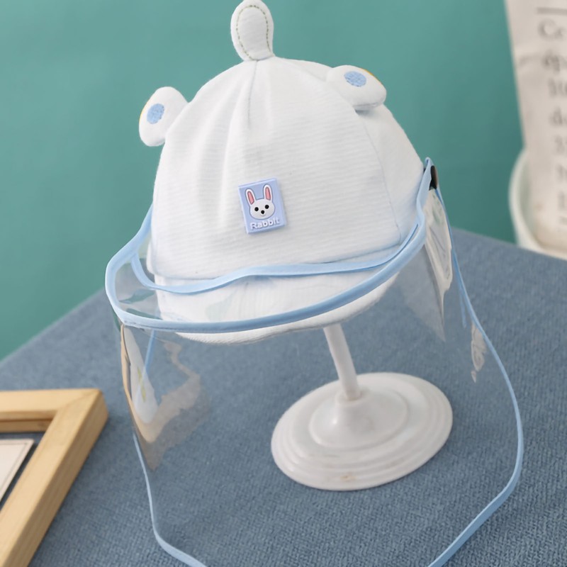 Baby Face Guard Removable Children Face Guard Hat Detachable Transparent