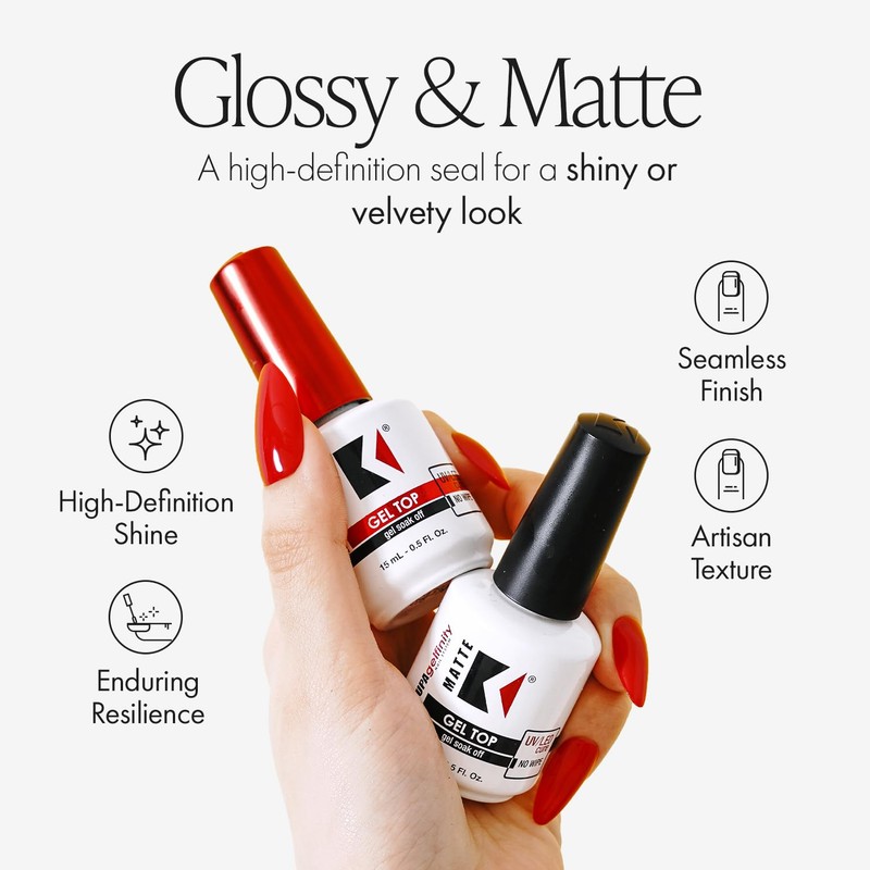 KUPA Gelfinity - Soak Off Gel - Base Coat &