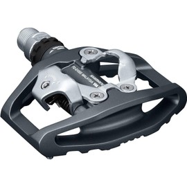 SHIMANO PD-EH500 Pedals With SM-SH56 deep grey 2020 Dirt Bike Pedals