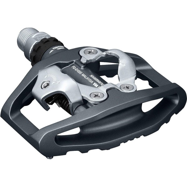 SHIMANO PD-EH500 Pedals With SM-SH56 deep grey 2020 Dirt Bike Pedals
