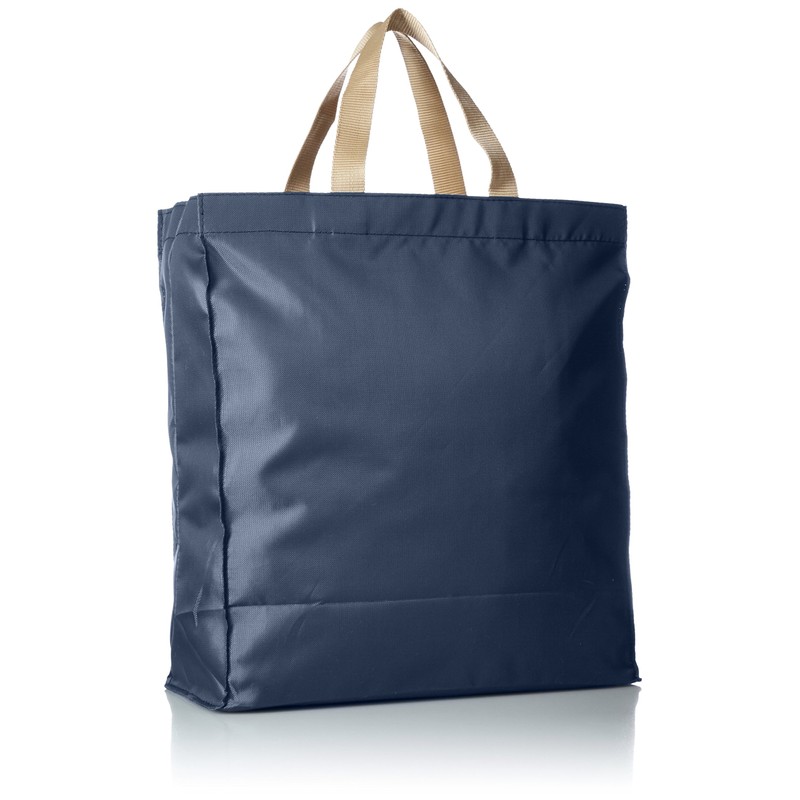 WHOLLY 3L13-01 Shopping Bag, Square, A4 Compatible, navy
