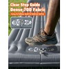 Sleeping Pad, Thick 6.3 Inch Inflatable Camping Mattress with High