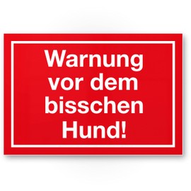 Komma Security Warning of the Little Dog - Funny Dog Sign House - Door Sign Front Door Warning Sign Small Cute Dogs - Warning Dog Funny