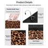 ADTASU Leopard Printing Hanging Travel Toiletry Bag,Leopard Makeup Bag, Waterproof