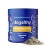 Dogelthy Multivitamin 20 en 1. Suplemento para Perros con con Glucosamina, Complejo B, Aceite de Krill, Vitaminas y Antioxidantes. Complemento para Croquetas o Dieta Barf Sabor Cerdo de 270g