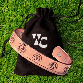 Wonder Care 100% Copper Bracelet Women Men Magnetic Kada Copper Bracelet, Pure Copper