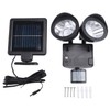 Aswalling 22 LED Dual Security Detector Solar Spot Light Motion