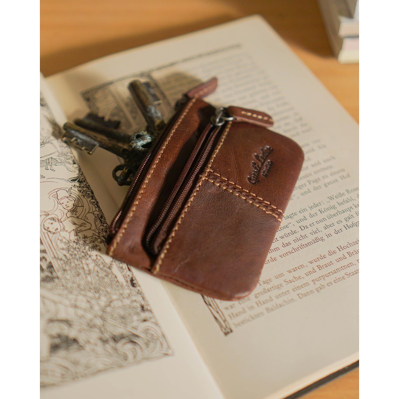 Gusti Rook Leather Key Case Key Holder 2a92-22-6, dark brown