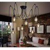 ZHMA Ceiling Spider Lamp Light Pendant Lighting, Antique Classic Adjustable