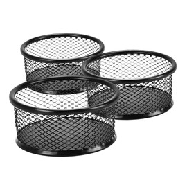 BUGUUYO Space-saving Mesh Paper Clip Holder Binder Paper Holder for Desk Office School