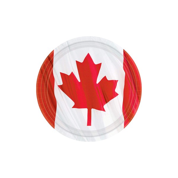 Waving Flag Party Plates, 9", 10 Ct.