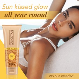 Body Drench Quick Tan Gradual Tanning/Bronzing Lotion - Dark, 8 Fl Oz