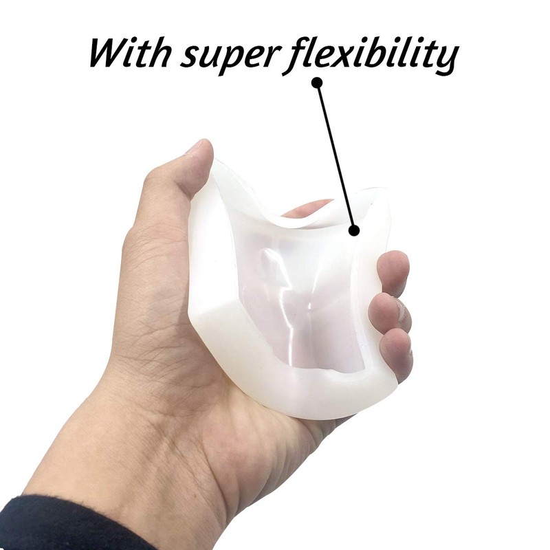 4 Pcs Silicone Coaster Molds, Square Epoxy Casting Molds for