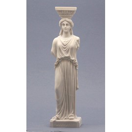 Generic Cast Alabaster Caryatid Erechtheion Acropolis Athens Sculpture