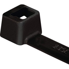 HellermannTyton 111-03050 T30R-PA66HS-BK Cable Tie 150 mm 3.50 mm Black 100 pcs.