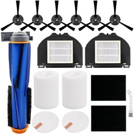RV2310AE Replacement Parts for Shark AV2310AE RV2310AE RV2320S UR2350AE RV2300S Matrix Robot Vacuum Cleaner 1 Main Brush Roller 2 Sets Foam Filters 2 Filters 6 Side Brushes (Not For RV2300)