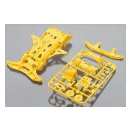 Tamiya Tempered Vs Chassis (Yellow) (Mini 4 Soldiers Limited) (Mini 四駆特別販売商品: 94657)