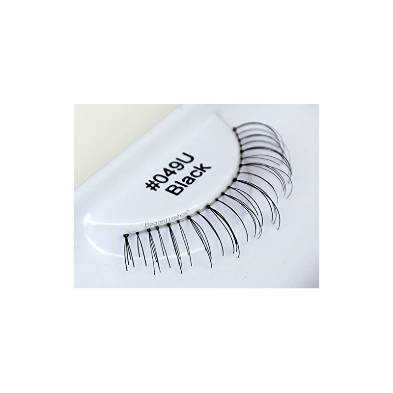 Elegant Lashes #049 Black Under False Eyelashes for Bottom/Lower Lashes