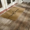 AAZZKANG Welcome Mats Outdoor with Non Slip Rubber Backing Easy
