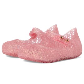 Mini Melissa Girls Campana Papel BB (Toddler/Little Kid) Ballet Flat, Pink, 12