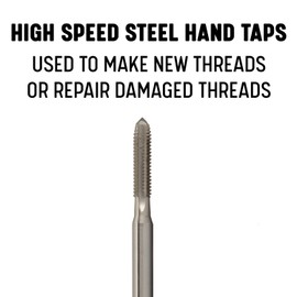 Drill America - DWTET6X1/4-20SS 1/4"-20 x 6" High Speed Steel Undersized Shank Pulley Tap, DWT Series