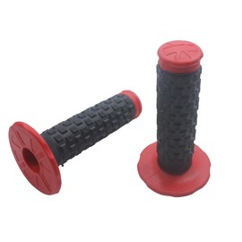 Universal Motorcycle Handle bar Handlebar Grip 7/8" 22MM Handlebar Grips for CRF150F CRF230F CRF250F CRF250R CRF450F CRF 150F 230F 250F 250X 450F 450R Dirt Pit Bike Motorbike (Red)
