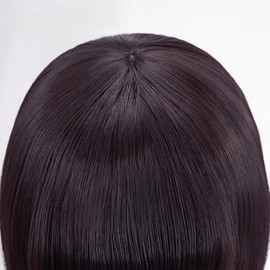 Cosplay Wig, Bob Akiko Yosano, Doll Feel, Heat Resistant, Bangs, Straight, Glossy, Girls, Small Face, Going Out (Black, Akiko Yosano)