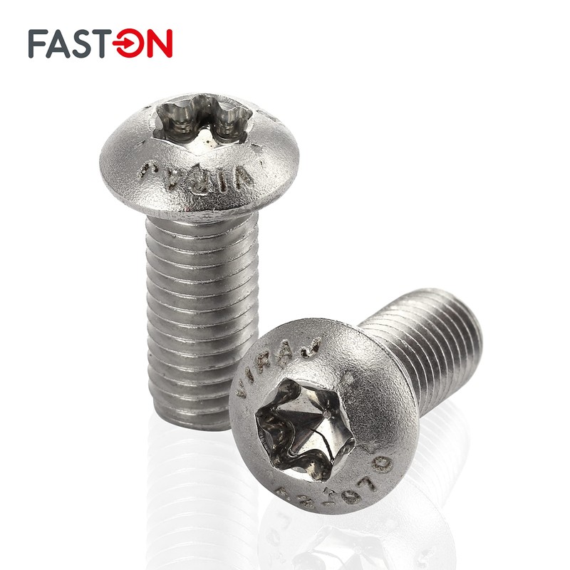 FASTON Flat Head Screws Hexalobular (TORX) M6 x 20 Stainless