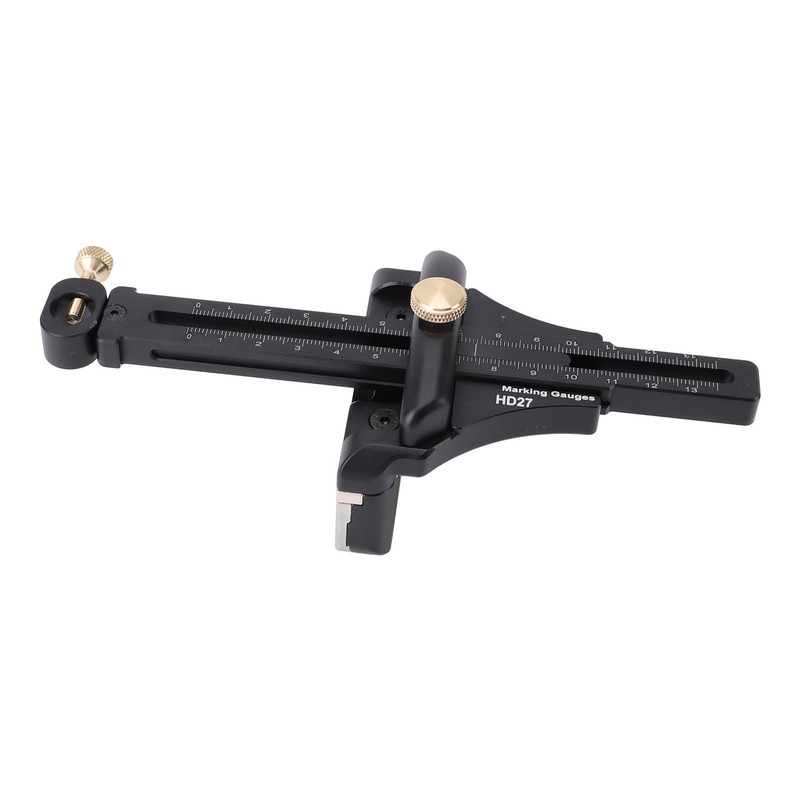 Woodworking Scriber Aluminium Alloy Multifunctional Marking Line Ruler T Type