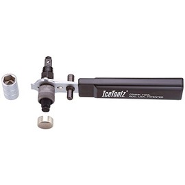 IceToolz Deluxe Crank Tool with Handle – Thin-Walled Cr-Mo Steel for BMX & SunTour Freewheels