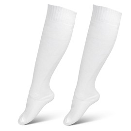 HERCHR Fencing Socks for Epee, Sabre and Foil Thickened Cotton Unisex Protective Fencing Stockings Fencing Knee High Socks Casual Stockings Sport Tube Socks for Unisex Child and Adult (L)