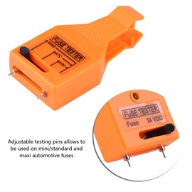 Ejoyous Car fuse puller, car fuse tester, multifunctional, orange, plastic, 1 piece