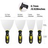 4 Pack Putty Knife Scraper, 2" 3" 4" 5" Putty