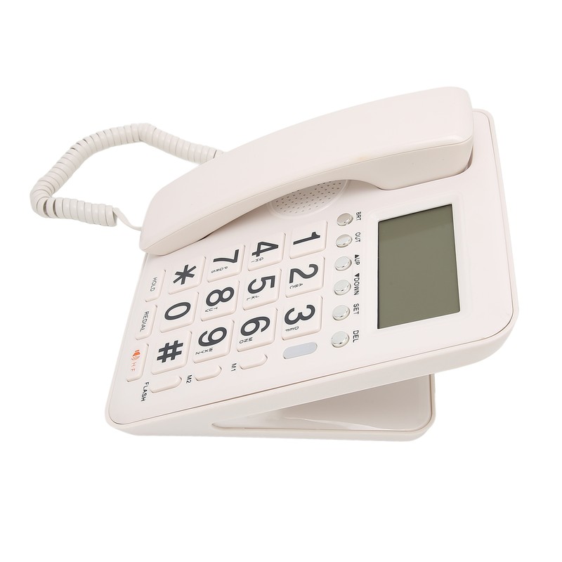 Desk Phone Caller ID Vertical Fixed Hands Free Calling Corded