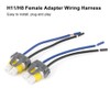 2 Uds H11 H8 Adaptador Hembra Conector de Arnés de