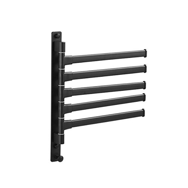 JYL HOME Swivel Hand Towel Bar Bathroom Swing Hanger Towel
