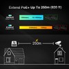 MokerLink 6 Port PoE Switch with 4 Ports PoE+, 2