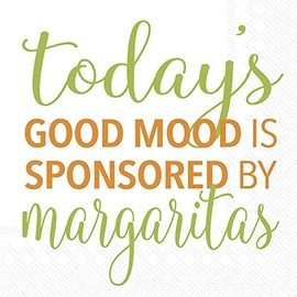 IHR Ideal Home Range Servilletas de cóctel Rosanne Beck desechables de 3 capas, paquete de servilletas de papel, 5 x 5 pulgadas, patrocinado por, 20 unidades