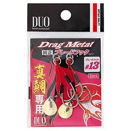Duo Colorado/Gold Drag Metal Blade Hook #14