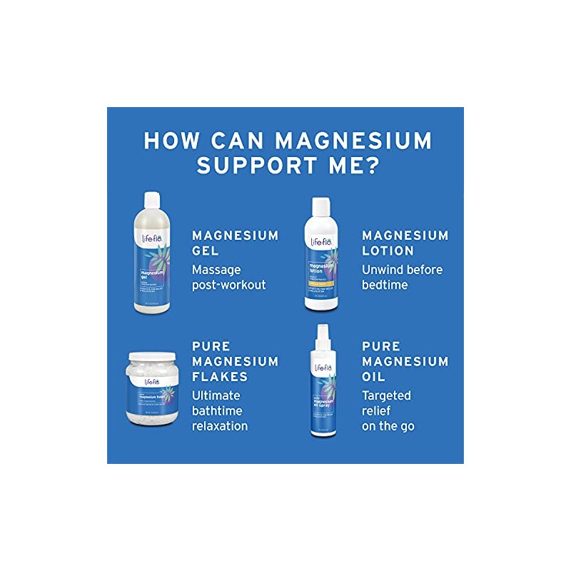 Life-Flo Health Care Pure Magnesium Oil, 2 Count