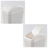 Rinboat 3.5 Gallon Plastic Swing Trash Can, Slim Garbage Can