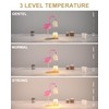 CODOGOY Fragrance Candle Warmer Flamingo Lamp with Timer, Dimmable, Halogen,