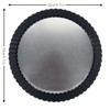 Tart and Quiche Pan，9 inch Bakeware Nonstick & Quick Release