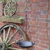 Cute Antique Brown Hanging Bird Bath