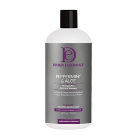 Design Essentials Peppermint & Aloe Therapeutics AntiItch Shampoo Control Scalp Flaking & Itching, 32 Fl Oz
