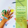 Crayola Shaped Neon Antibacterial Bandages for Kids, 100 CT -
